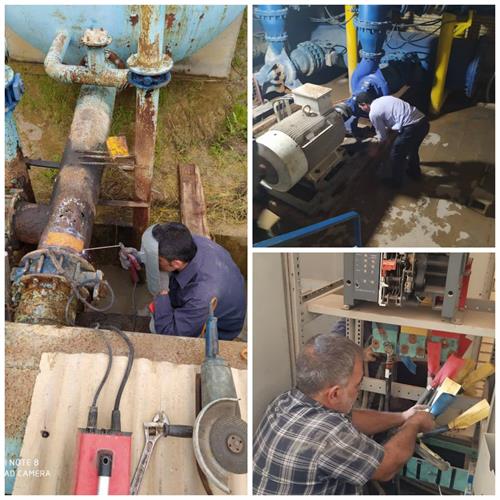 بازسازی تاسیسات آبرسانی بندرامام خمینی(ره) به منظور پایداری شبکه آب شرب
