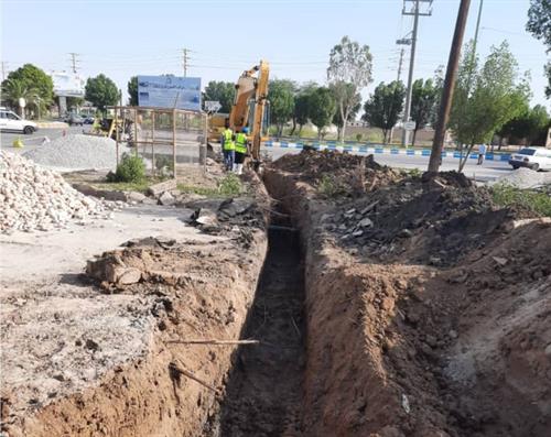 عملیات اجرایی طرح آب رسانی به منطقه امیرآباد آبادان آغاز شد