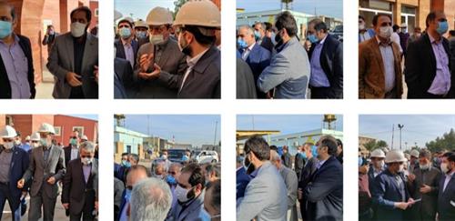 بازدید رئیس بنیاد مستضعفان و استاندار خوزستان از روند اجرایی طرح های آبادان و خرمشهر