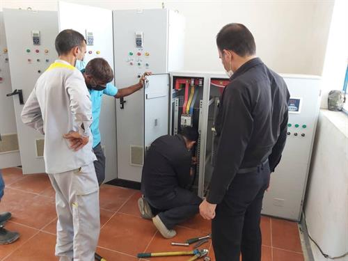 عملیات توسعه تجهیزات برق تاسیسات آبرسانی شهرک دوکوهه اندیمشک به پایان رسید